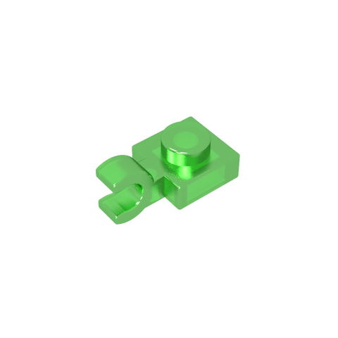Gobricks,Plate Special 1 x 1 with Clip Horizontal [Thick U Clip],6019,61252,52738