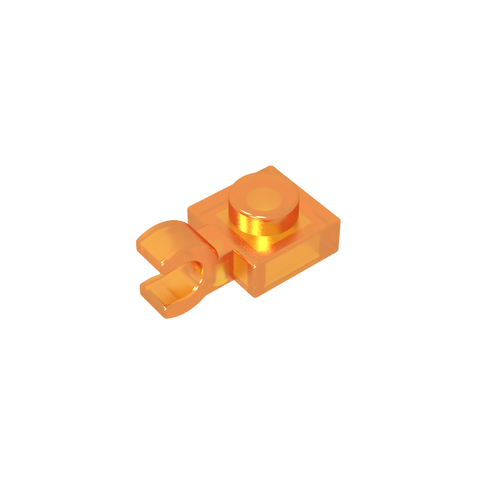 Gobricks,Plate Special 1 x 1 with Clip Horizontal [Thick U Clip],6019,61252,52738