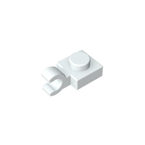Gobricks,Plate Special 1 x 1 with Clip Horizontal [Thick U Clip],6019,61252,52738