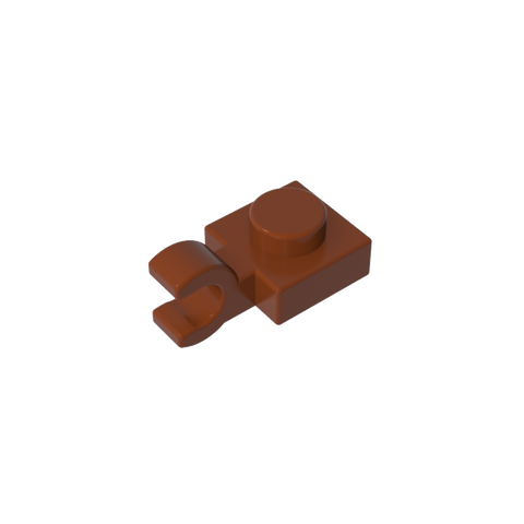 Gobricks,Plate Special 1 x 1 with Clip Horizontal [Thick U Clip],6019,61252,52738