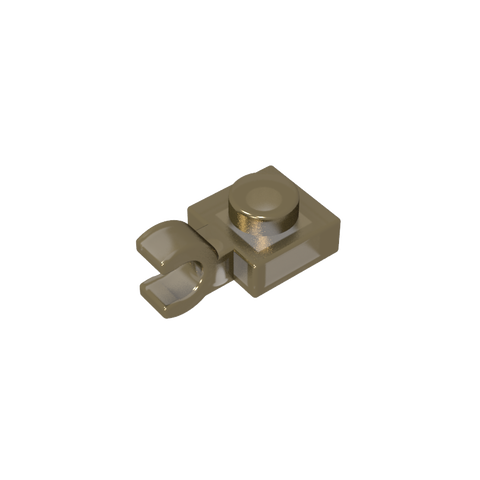 Gobricks,Plate Special 1 x 1 with Clip Horizontal [Thick U Clip],6019,61252,52738