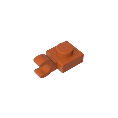 Gobricks,Plate Special 1 x 1 with Clip Horizontal [Thick U Clip],6019,61252,52738