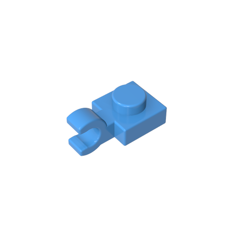 Gobricks,Plate Special 1 x 1 with Clip Horizontal [Thick U Clip],6019,61252,52738