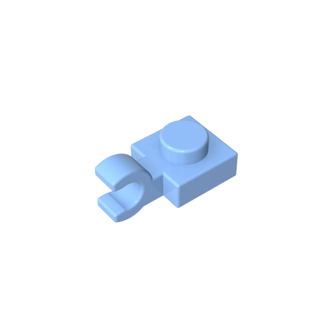 Gobricks,Plate Special 1 x 1 with Clip Horizontal [Thick U Clip],6019,61252,52738