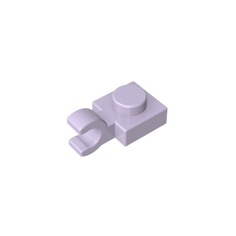 Gobricks,Plate Special 1 x 1 with Clip Horizontal [Thick U Clip],6019,61252,52738
