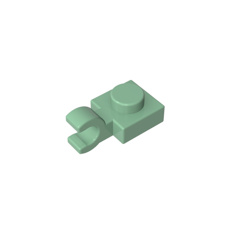 Gobricks,Plate Special 1 x 1 with Clip Horizontal [Thick U Clip],6019,61252,52738