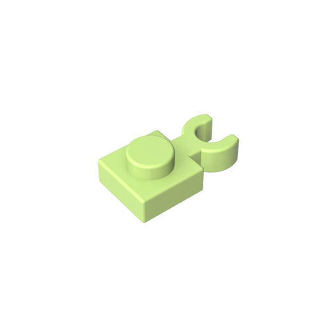 Gobricks,Plate Special 1 x 1 with Clip Vertical [Thick U Clip],4085c,4085,4085a,4085b,60897,93793,44860,4085d