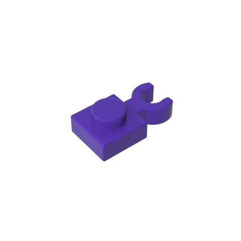 Gobricks,Plate Special 1 x 1 with Clip Vertical [Thick U Clip],4085c,4085,4085a,4085b,60897,93793,44860,4085d
