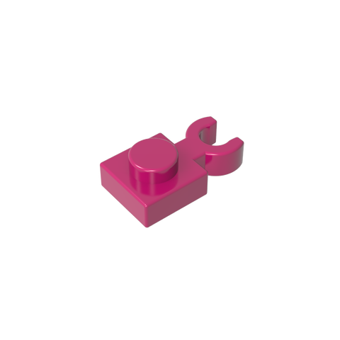 Gobricks,Plate Special 1 x 1 with Clip Vertical [Thick U Clip],4085c,4085,4085a,4085b,60897,93793,44860,4085d