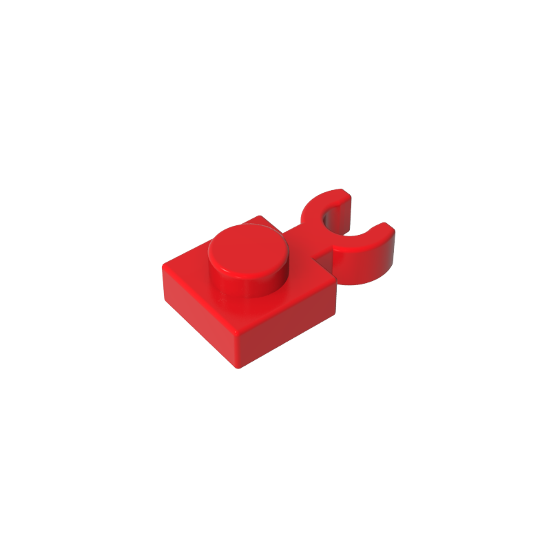 Gobricks,Plate Special 1 x 1 with Clip Vertical [Thick U Clip],4085c,4085,4085a,4085b,60897,93793,44860,4085d