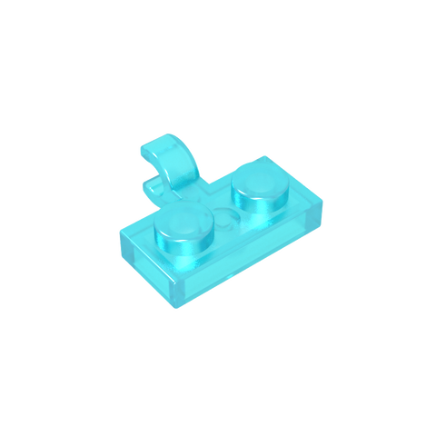 Gobricks,Plate Special 1 x 2 with Clip Horizontal on Side,11476,65458