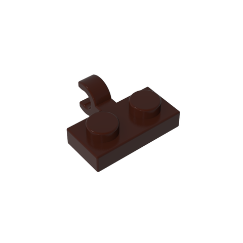 Gobricks,Plate Special 1 x 2 with Clip Horizontal on Side,11476,65458