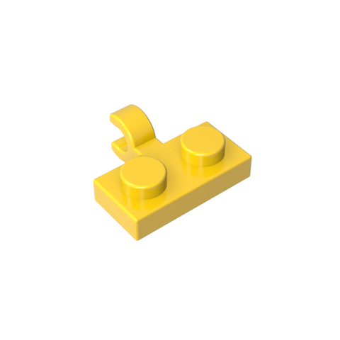 Gobricks,Plate Special 1 x 2 with Clip Horizontal on Side,11476,65458