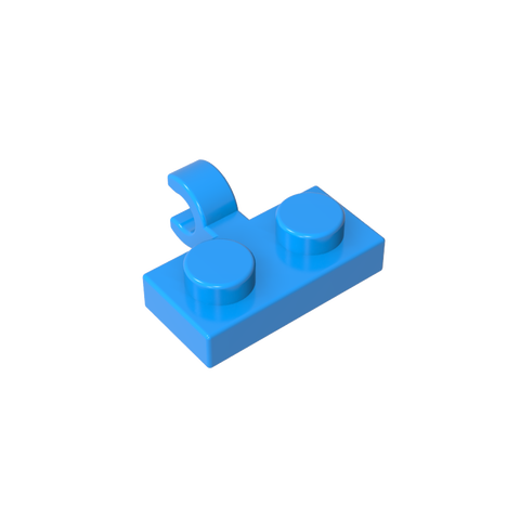 Gobricks,Plate Special 1 x 2 with Clip Horizontal on Side,11476,65458