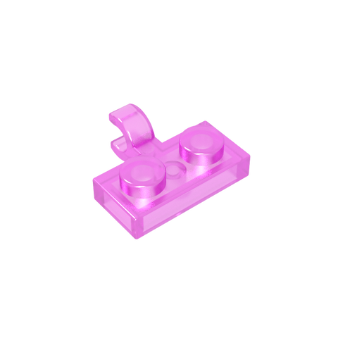 Gobricks,Plate Special 1 x 2 with Clip Horizontal on Side,11476,65458