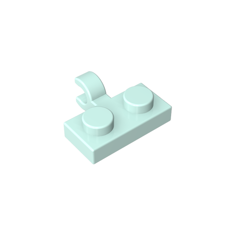 Gobricks,Plate Special 1 x 2 with Clip Horizontal on Side,11476,65458
