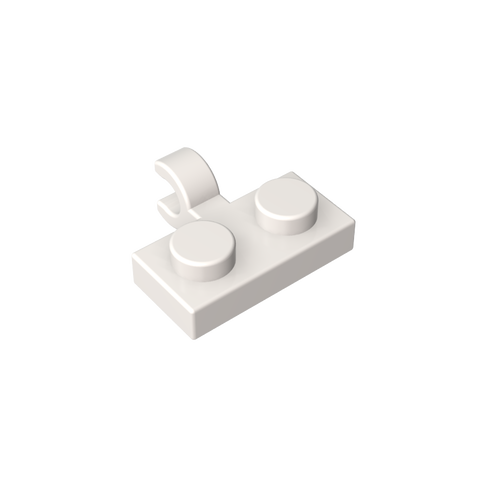 Gobricks,Plate Special 1 x 2 with Clip Horizontal on Side,11476,65458