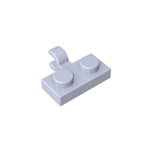 Gobricks,Plate Special 1 x 2 with Clip Horizontal on Side,11476,65458