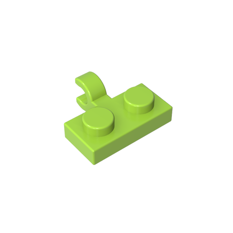 Gobricks,Plate Special 1 x 2 with Clip Horizontal on Side,11476,65458