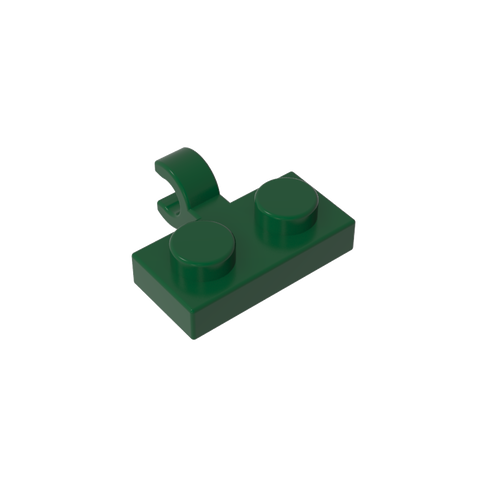 Gobricks,Plate Special 1 x 2 with Clip Horizontal on Side,11476,65458