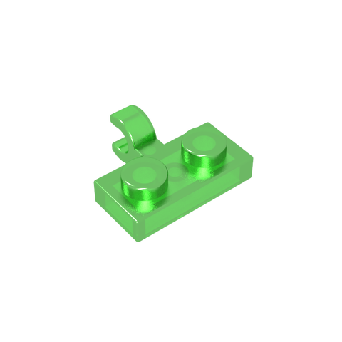 Gobricks,Plate Special 1 x 2 with Clip Horizontal on Side,11476,65458