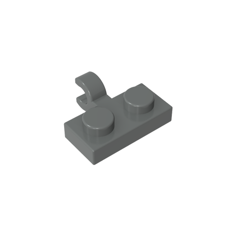 Gobricks,Plate Special 1 x 2 with Clip Horizontal on Side,11476,65458