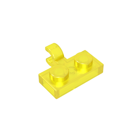 Gobricks,Plate Special 1 x 2 with Clip Horizontal on Side,11476,65458