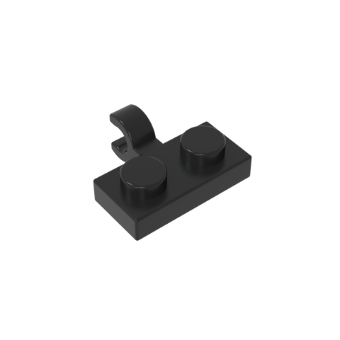 Gobricks,Plate Special 1 x 2 with Clip Horizontal on Side,11476,65458