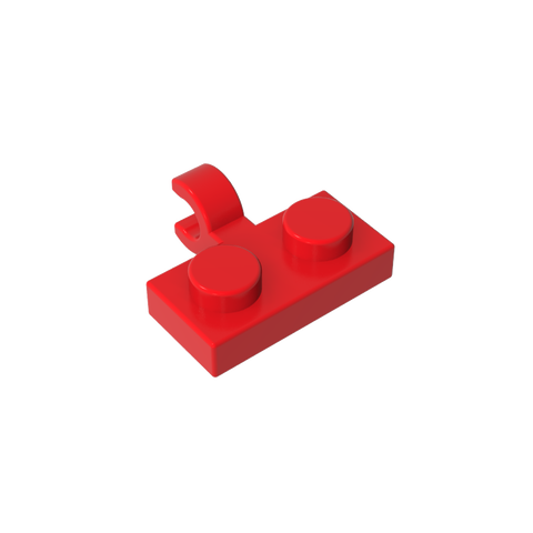 Gobricks,Plate Special 1 x 2 with Clip Horizontal on Side,11476,65458