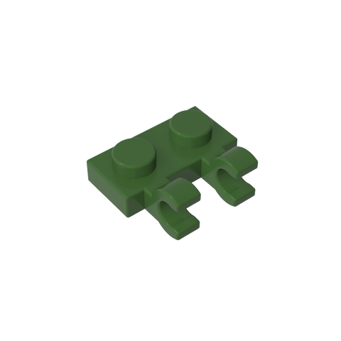 Gobricks,Plate Special 1 x 2 with Clips Horizontal [Thick U-Clips],60470,60470a,60470b,49563