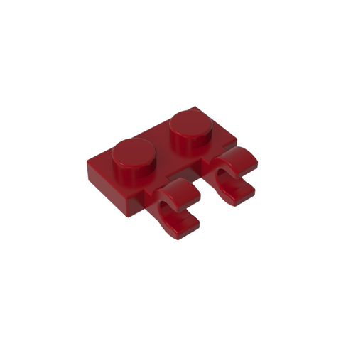Gobricks,Plate Special 1 x 2 with Clips Horizontal [Thick U-Clips],60470,60470a,60470b,49563
