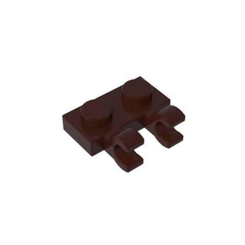 Gobricks,Plate Special 1 x 2 with Clips Horizontal [Thick U-Clips],60470,60470a,60470b,49563