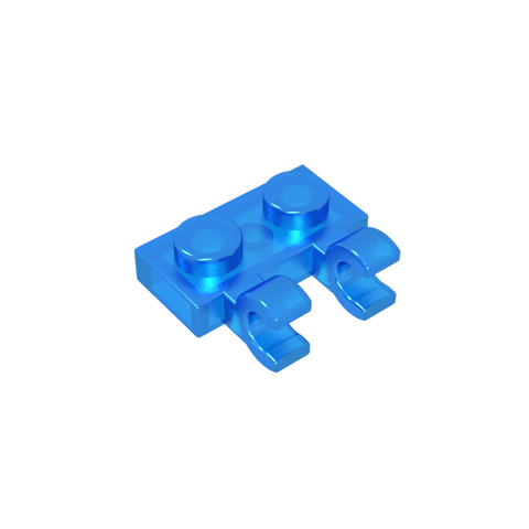 Gobricks,Plate Special 1 x 2 with Clips Horizontal [Thick U-Clips],60470,60470a,60470b,49563