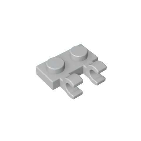 Gobricks,Plate Special 1 x 2 with Clips Horizontal [Thick U-Clips],60470,60470a,60470b,49563