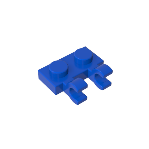 Gobricks,Plate Special 1 x 2 with Clips Horizontal [Thick U-Clips],60470,60470a,60470b,49563