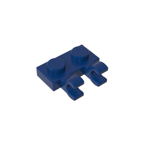 Gobricks,Plate Special 1 x 2 with Clips Horizontal [Thick U-Clips],60470,60470a,60470b,49563