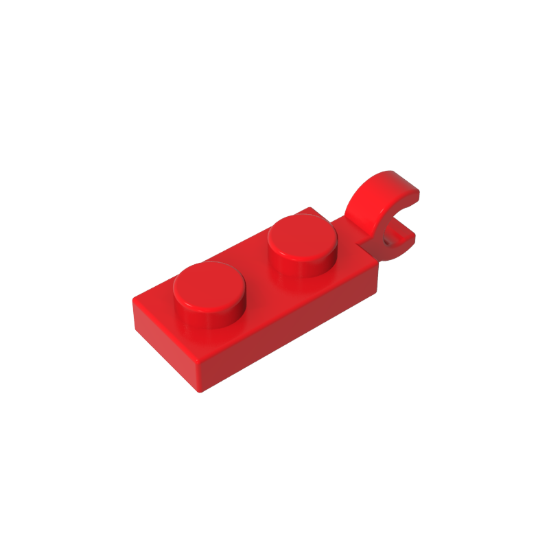 Gobricks,Plate Special 1 x 2 with Clip Horizontal on End,63868,42923