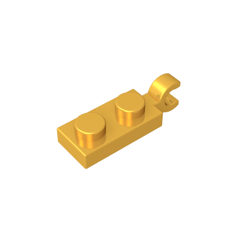 Gobricks,Plate Special 1 x 2 with Clip Horizontal on End,63868,42923