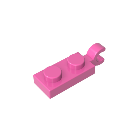 Gobricks,Plate Special 1 x 2 with Clip Horizontal on End,63868,42923