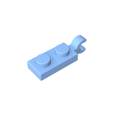 Gobricks,Plate Special 1 x 2 with Clip Horizontal on End,63868,42923