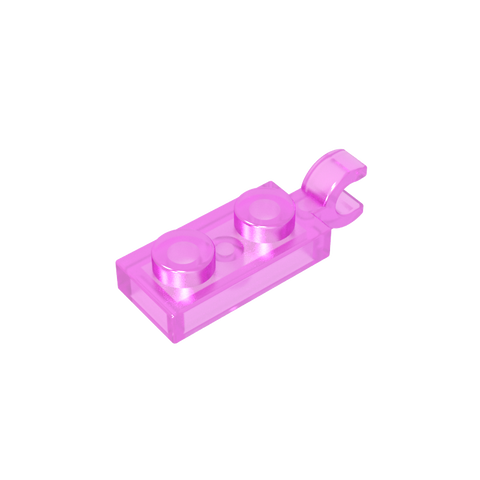 Gobricks,Plate Special 1 x 2 with Clip Horizontal on End,63868,42923
