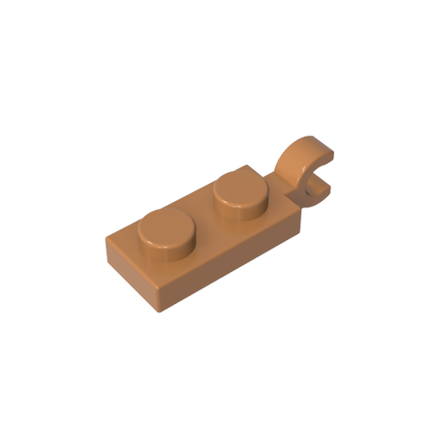 Gobricks,Plate Special 1 x 2 with Clip Horizontal on End,63868,42923