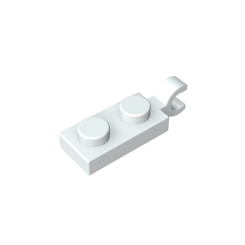 Gobricks,Plate Special 1 x 2 with Clip Horizontal on End,63868,42923