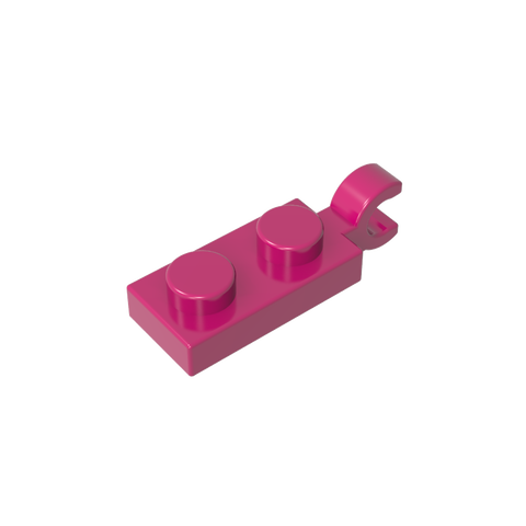 Gobricks,Plate Special 1 x 2 with Clip Horizontal on End,63868,42923