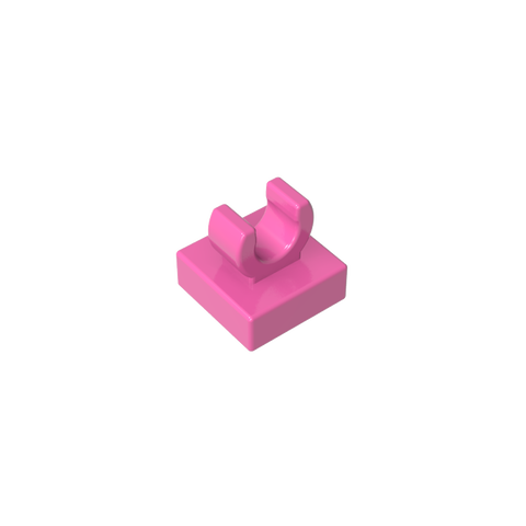 Gobricks,Tile Special 1 x 1 with Clip with Rounded Edges,15712,2555,44842,12825,93794