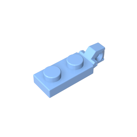 Gobricks,Hinge Plate 1 x 2 Locking with 1 Finger On End, without Groove,44301,44301b,44301a,49715