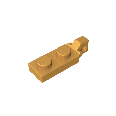 Gobricks,Hinge Plate 1 x 2 Locking with 1 Finger On End, without Groove,44301,44301b,44301a,49715