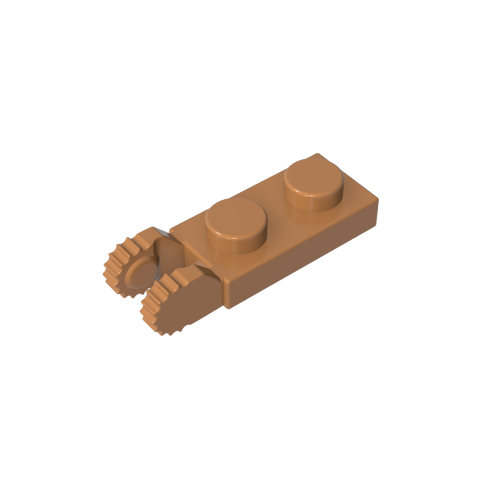Gobricks,Hinge Plate 1 x 2 Locking with 2 Fingers On End, with Groove,44302,44302a,44302b,54657