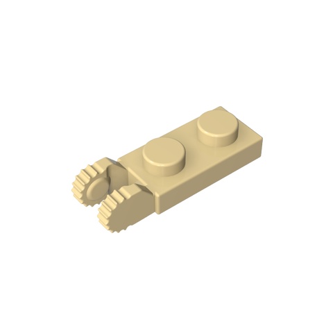 Gobricks,Hinge Plate 1 x 2 Locking with 2 Fingers On End, with Groove,44302,44302a,44302b,54657