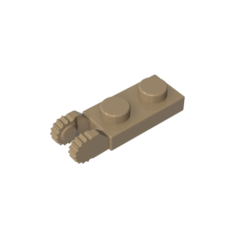 Gobricks,Hinge Plate 1 x 2 Locking with 2 Fingers On End, with Groove,44302,44302a,44302b,54657